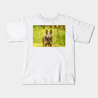 ibs brown dog Kids T-Shirt